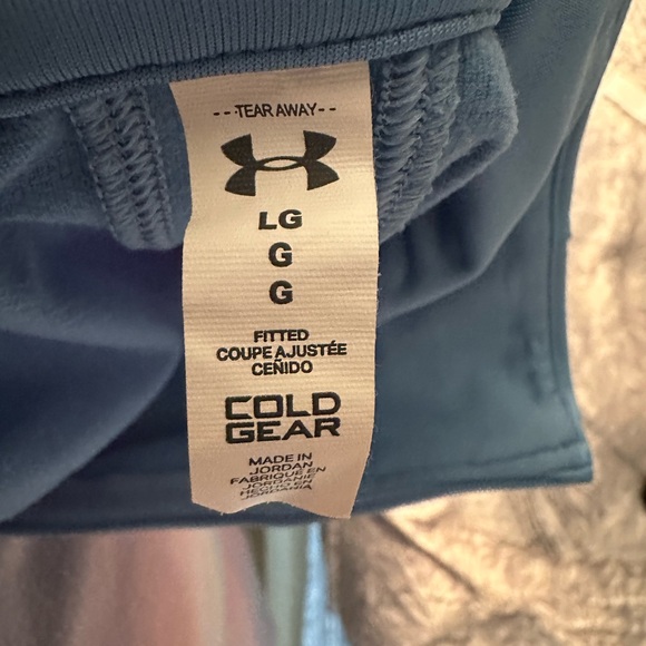 Under Armour Women's Light Blue Quarter-Zip Sweatshirt - Picture 5 of 7